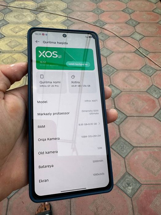 Infinix GT 20 pro obmenga