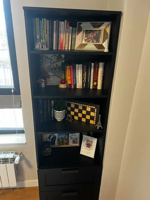 Библиотека черна BRIMNES Ikea