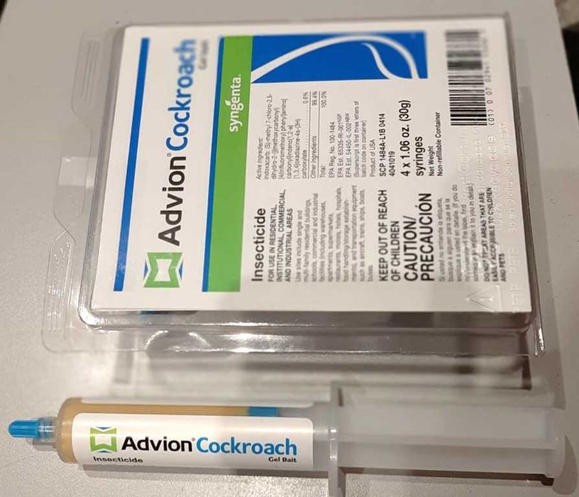 Advion американский шприц Адвион средство тараканов Полный комплект