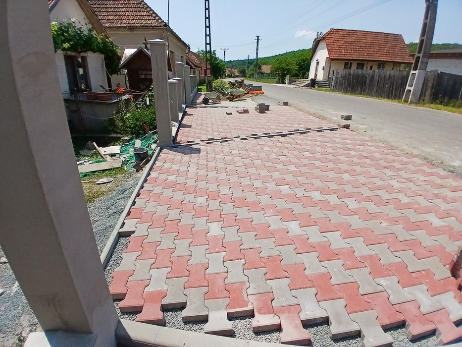 Montaj pavaje și garduri.