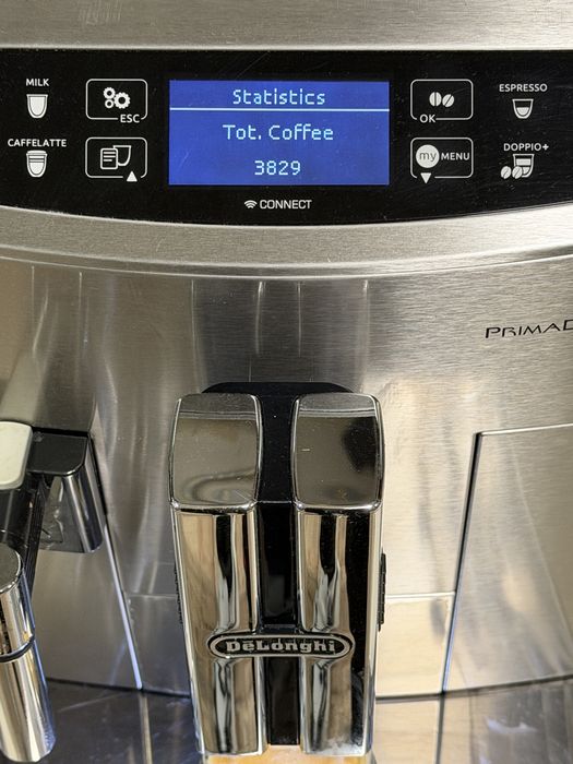 Кафемашина кафе автомат delonghi Primadonna S evo BLUETOOTH с гаранция