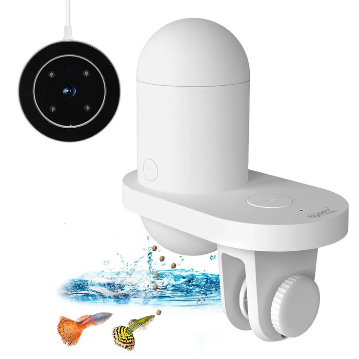 Vand Wifi Automatic Fish Feeder cu Camera