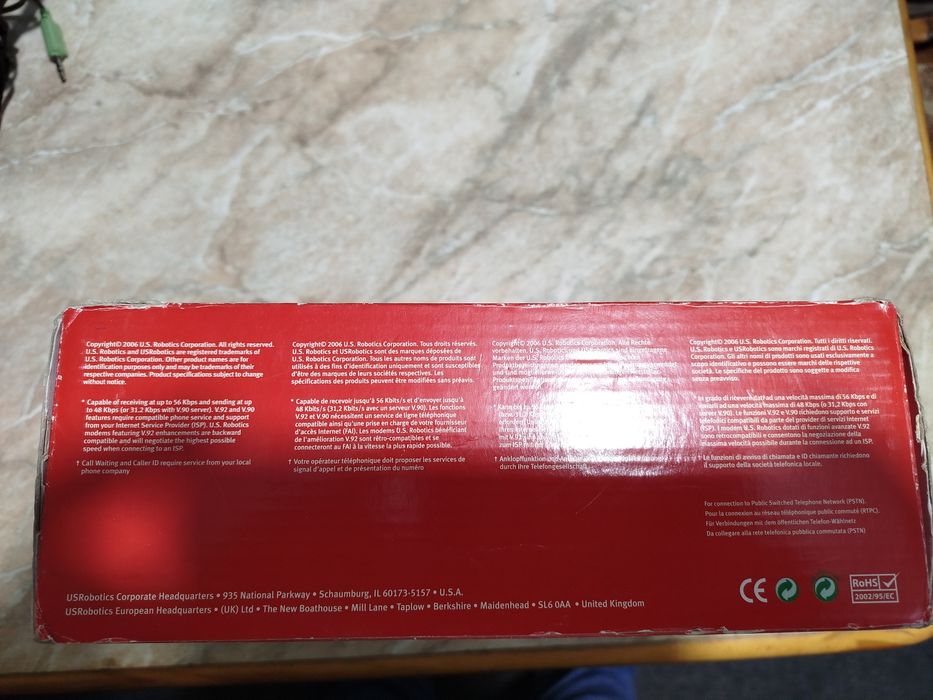 U.S.Robotics 56K новая. Не использовалась не раз.