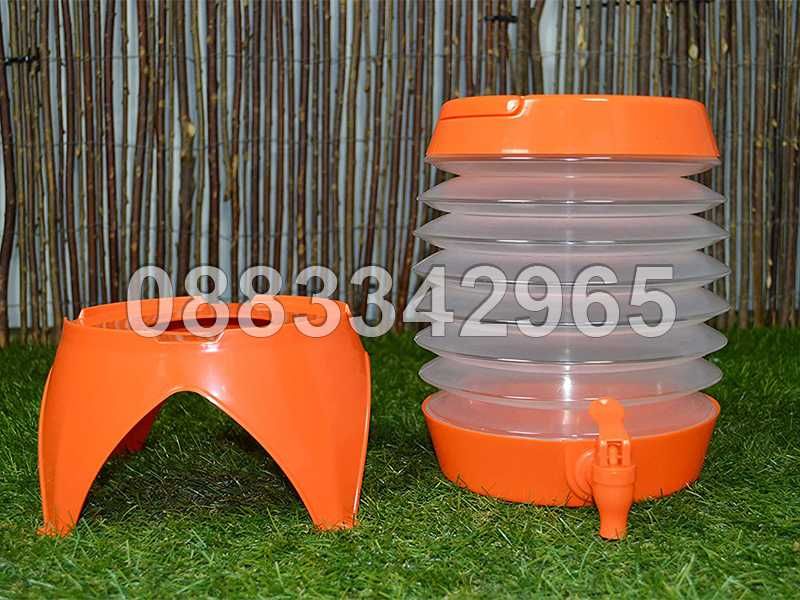 НОВ! Сгъваем диспенсър за вода 3,5L