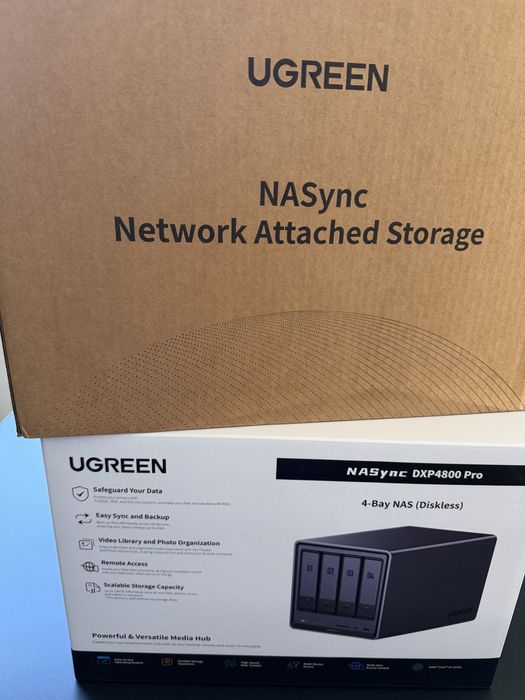 NAS Ugreen Nasync DXP4800 Pro , nou , sigilat !