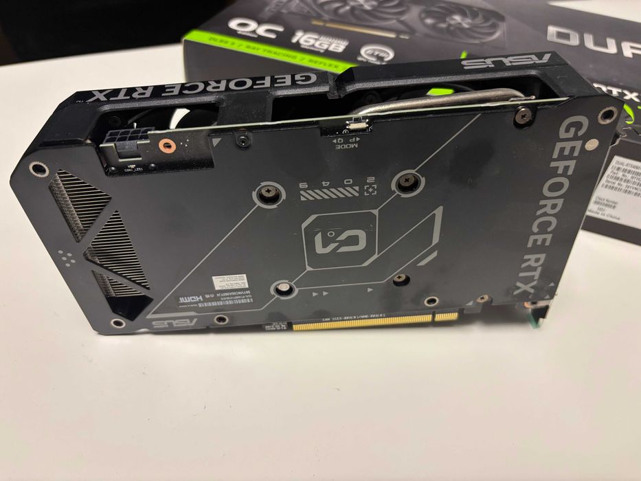 Placa video Asus RTX 4060 TI Dual EVO OC 16 GB