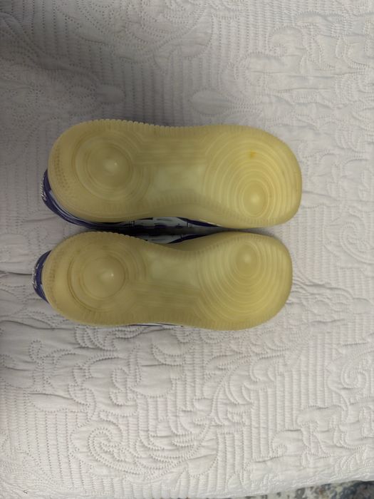 Air force 1 purple skeleton