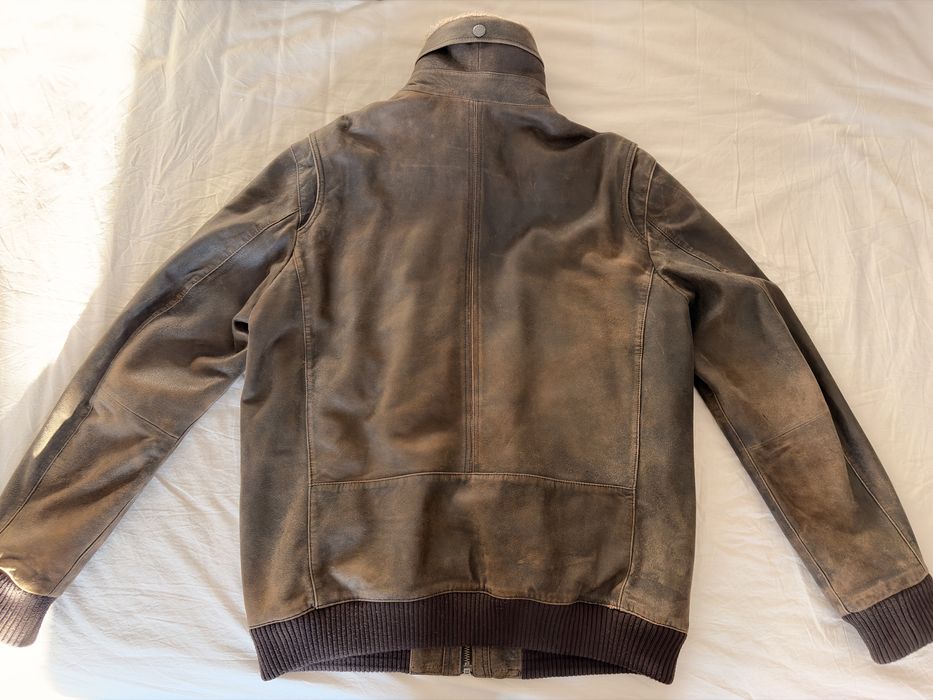 Jacheta piele miel nappa McNeal XL