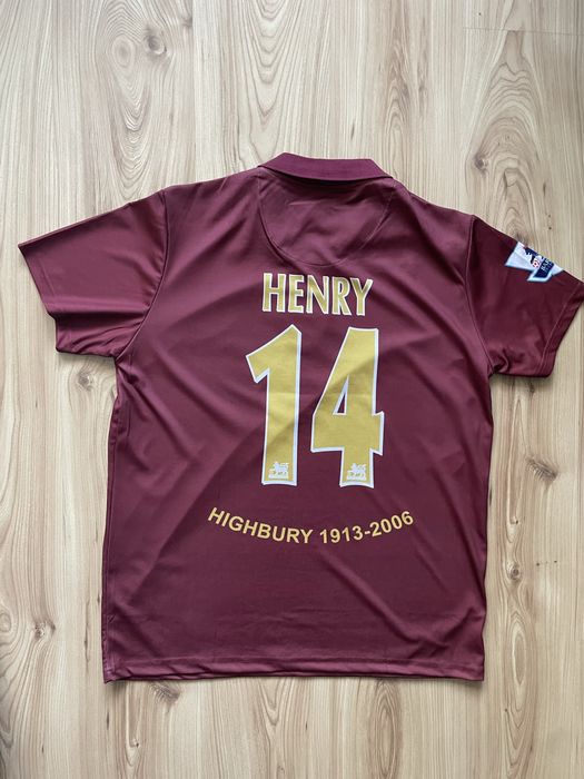NIKE Thierry Henry Arsenal 2005/2006 Home Jersey - Retro Jersey/мъжка тениска XL