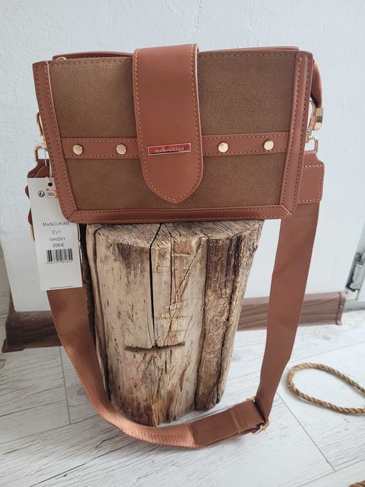 Geanta (poseta) tip crossbody, brand Manoukian, din piele naturala