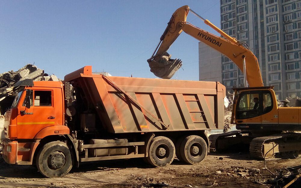 Вывоз мусора очистка территорий.Костанай