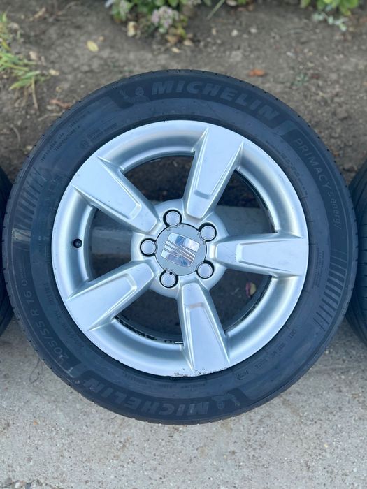 Jante Seat 5x112 + Anvelope Michelin Primacy 5