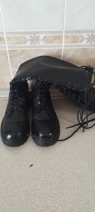 Сапоги кожаные 38 р.