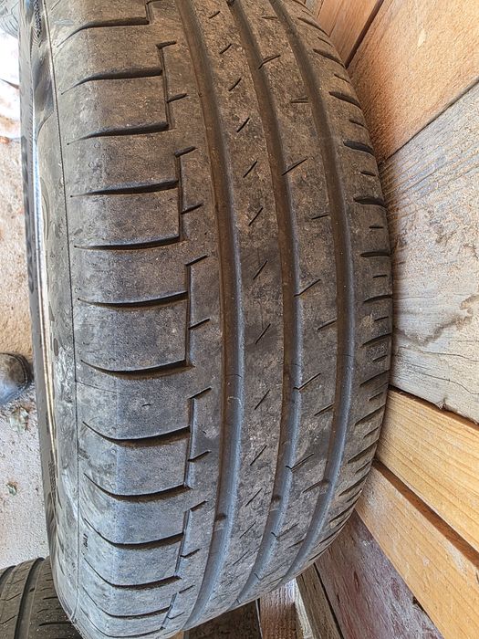 Jante aliaj originale audi cu cauciucuri vara Continental 195/65R15