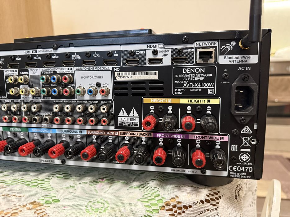Denon AVR-X4100W Качествен ресъвър