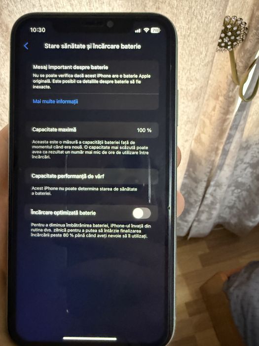 iphone 11 100% baterie