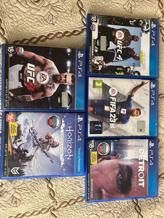 Продажа игр на PS4