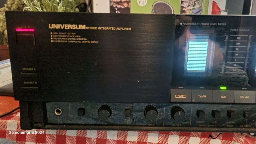 Super amplificator Universum v-4386, 2×120w/8 ohmi!