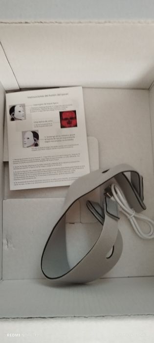 mască facială cu LED Fototerapie