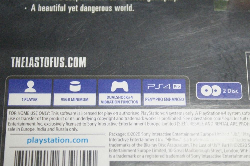 The Last of Us Part II PS4 PlayStation 4