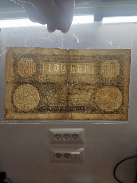 Bancnota,bani vechi 100 lei 1931