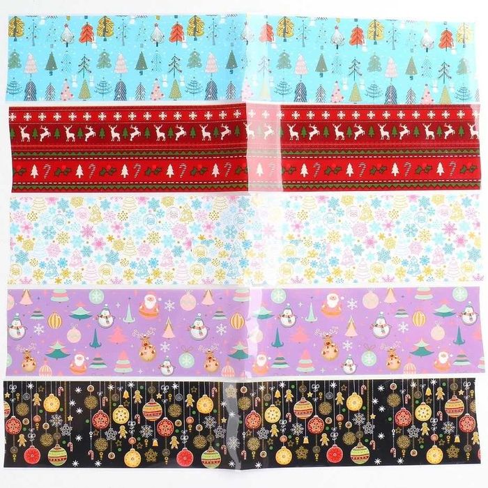 10 броя Комплект коледно фолио № 4