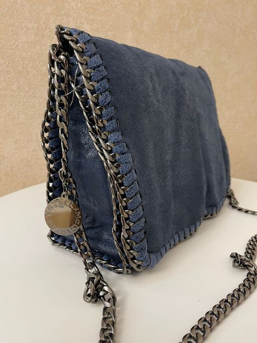 Geanta de material albastra