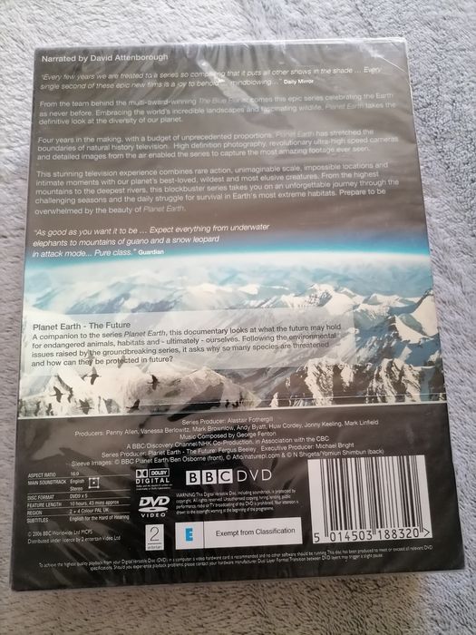 Planet earth  the complet series dvd BBC