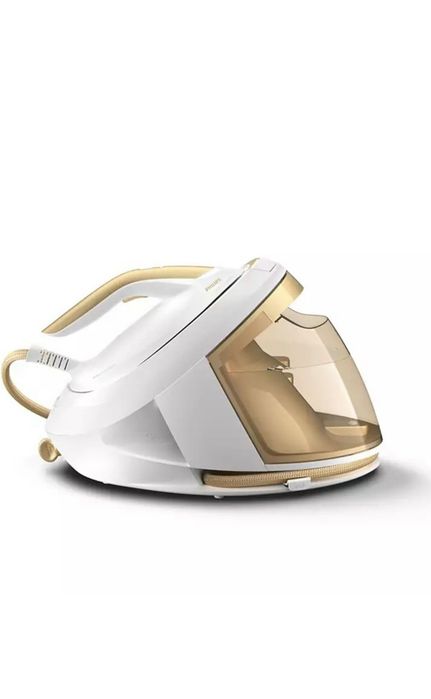 Statie de calcat cu abur Philips PerfectCare seria 8000 PSG8040/60, 2700W, 8 bari, jet de abur 600g, alb/auriu
