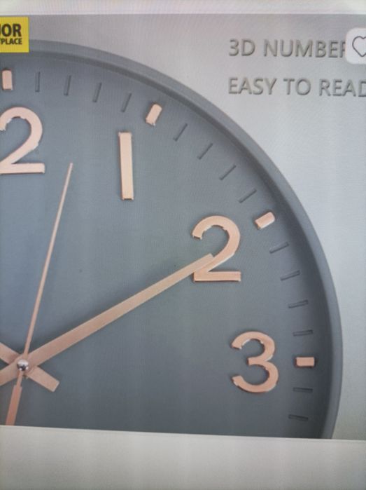 Ceas de perete radio comandat.