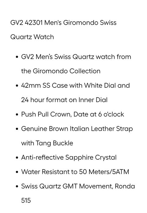 GV2 Giromondo GMT!New!