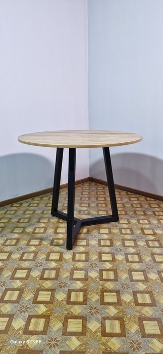 Круглый стол. Стол лофт. Dumaloq stol