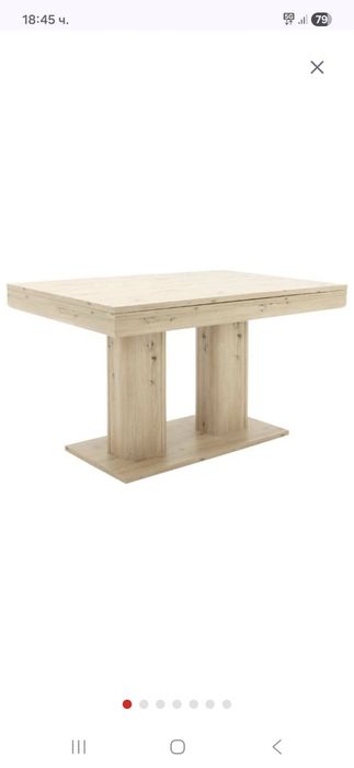 Здравейте, продавам чисто нова трапезна маса с размери 140/90/79.5