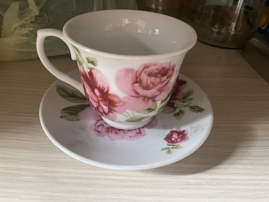 Сахарница чашка шпажки посуда