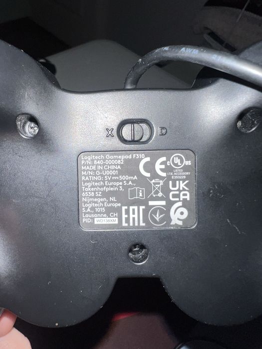 геймпад logitech F310