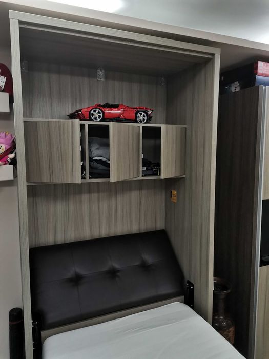 Vând pat rabatabil cu canapea