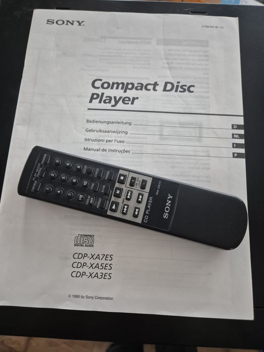 Sony CDP-XA3ES (Seria ES)+ telecomanda si manua