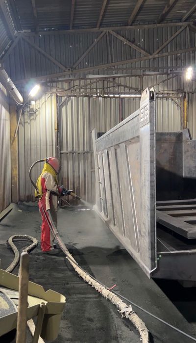 Пескоструй + окраска под ключ