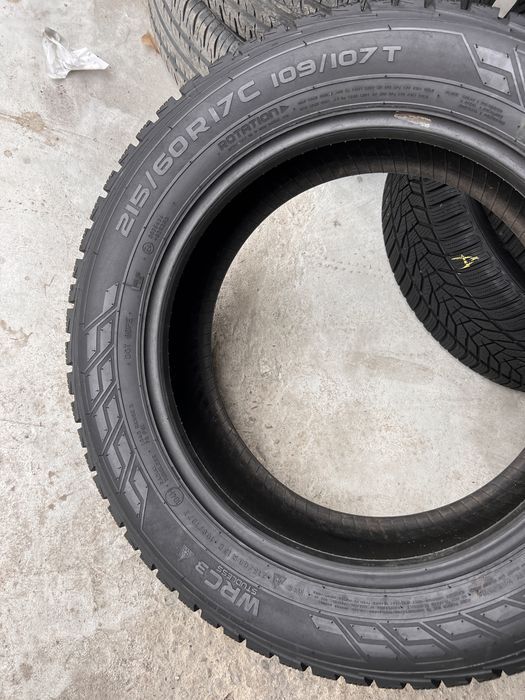 4 anvelope iarna 215/60/17 c , nokian , 7 mm