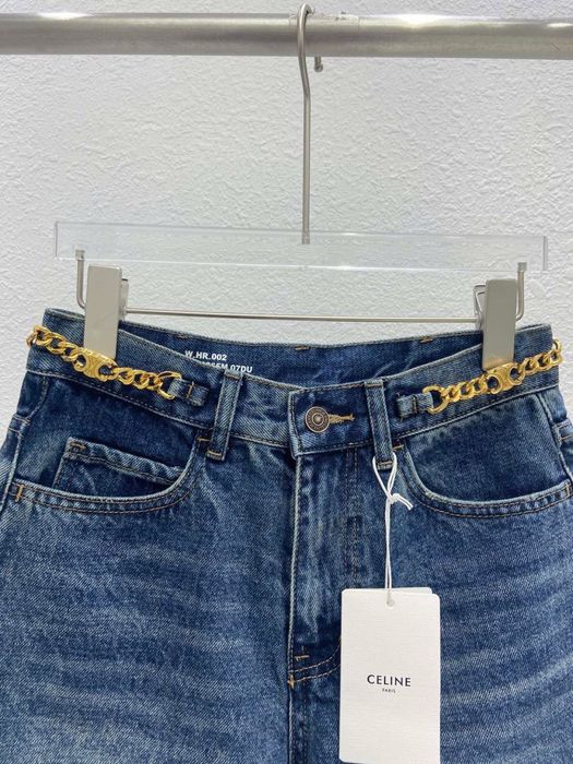 Дънкови панталонки с висока талия