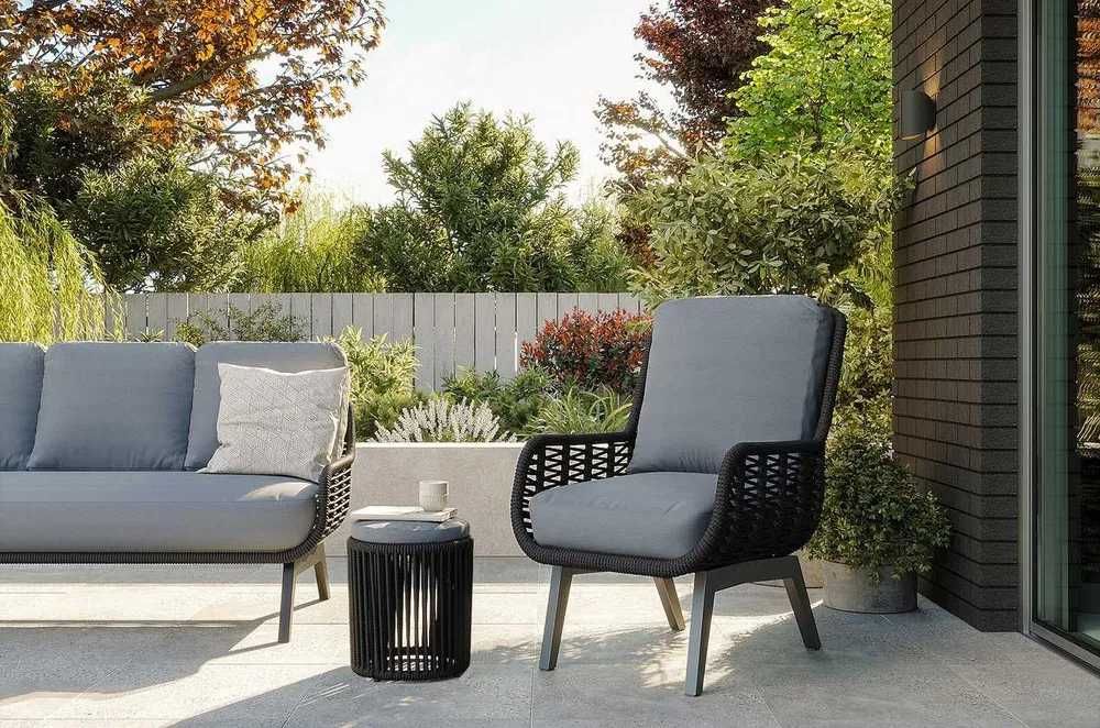 Плетенная мебель для кафе (стулья, диваны, пуфы)