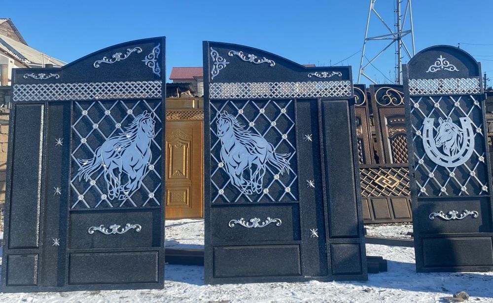 Ворота готовые..