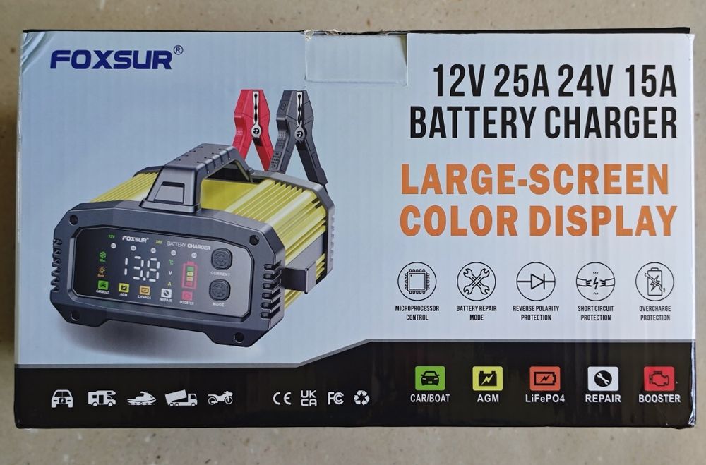Incarcator / desulfator smart pentru acumulatori auto - NOU