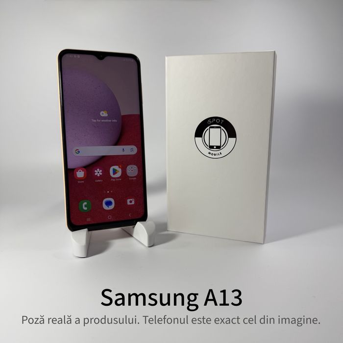 ispotmobile.ro Samsung A13 orange 128 gb / 6 gb ! Garantie 2 ani + cadou