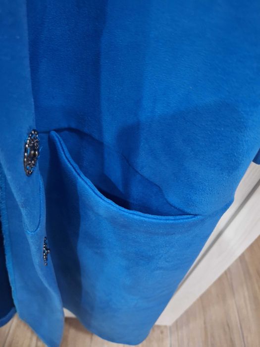 Пиджак искуственная замша