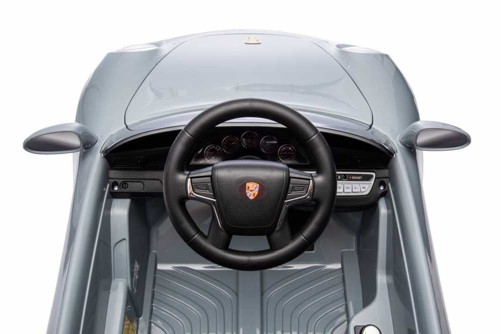 Masinuta electrica copii Porsche RUF CTR3 Dark 70wroti EVA,scaun piele