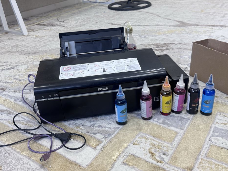 Принтер EPSON L800 (цветной)