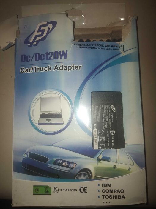 Мощно зарядно (камион/кола) за Лаптоп Fortron 120W (19V)