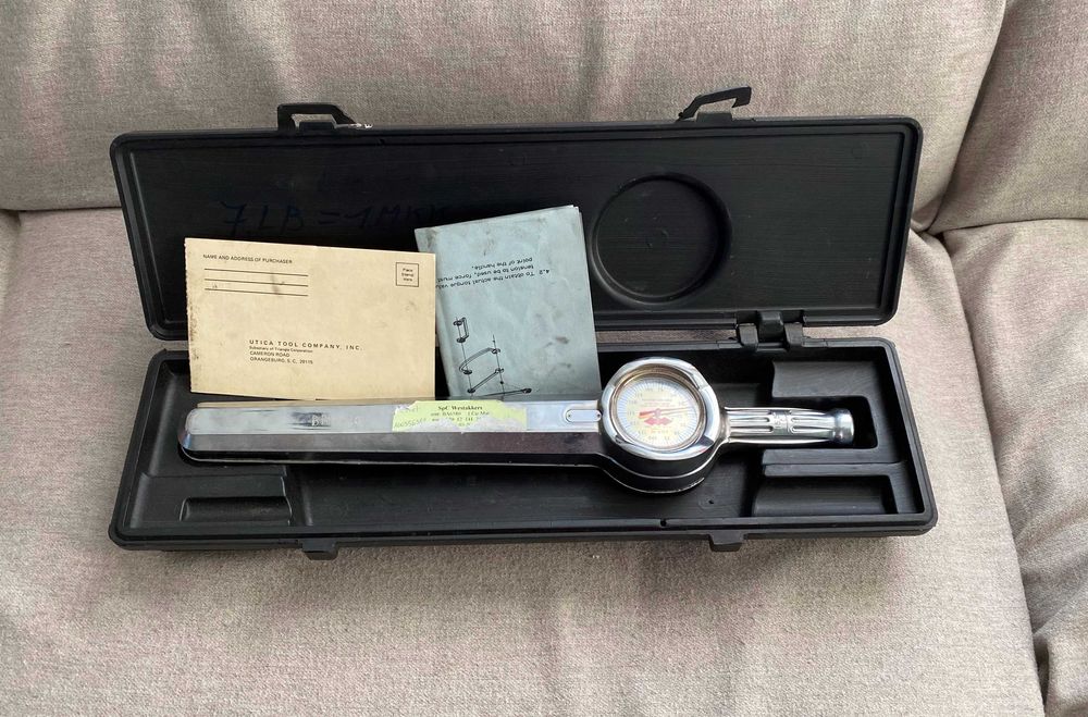 Cheie dinamometrica de precizie fabricata in USA UTICA DA 3175 F 1-2