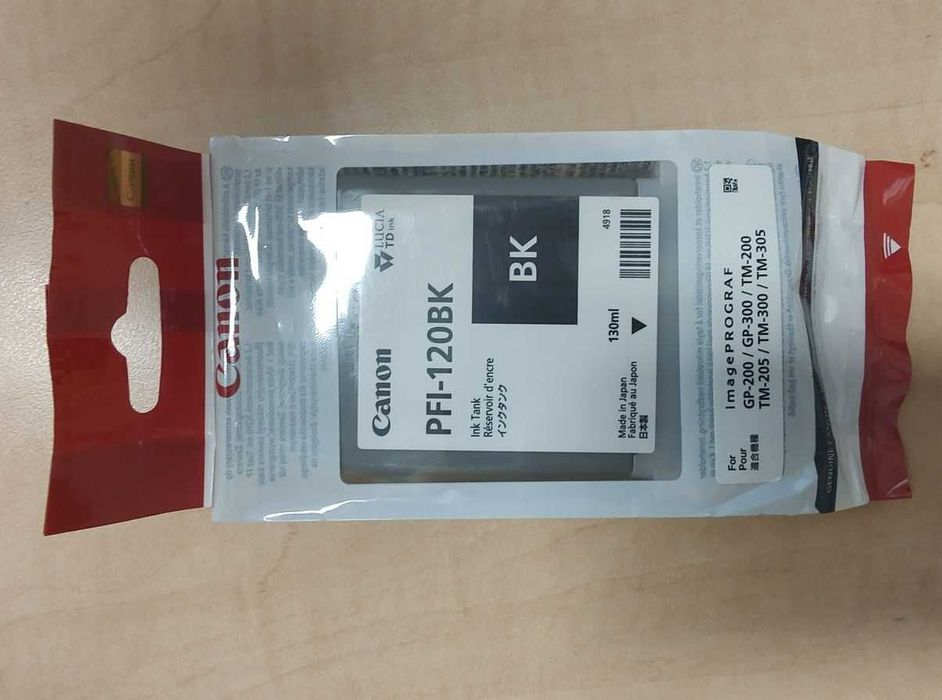 Мастилница Canon PFI-120 Black Черно Нов Оригинален